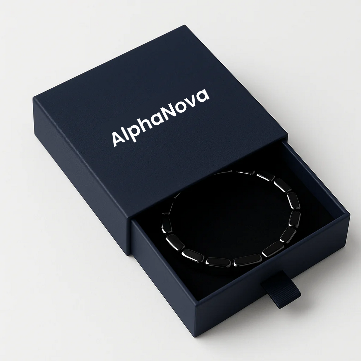 AlphaNova hæmatitarmbånd