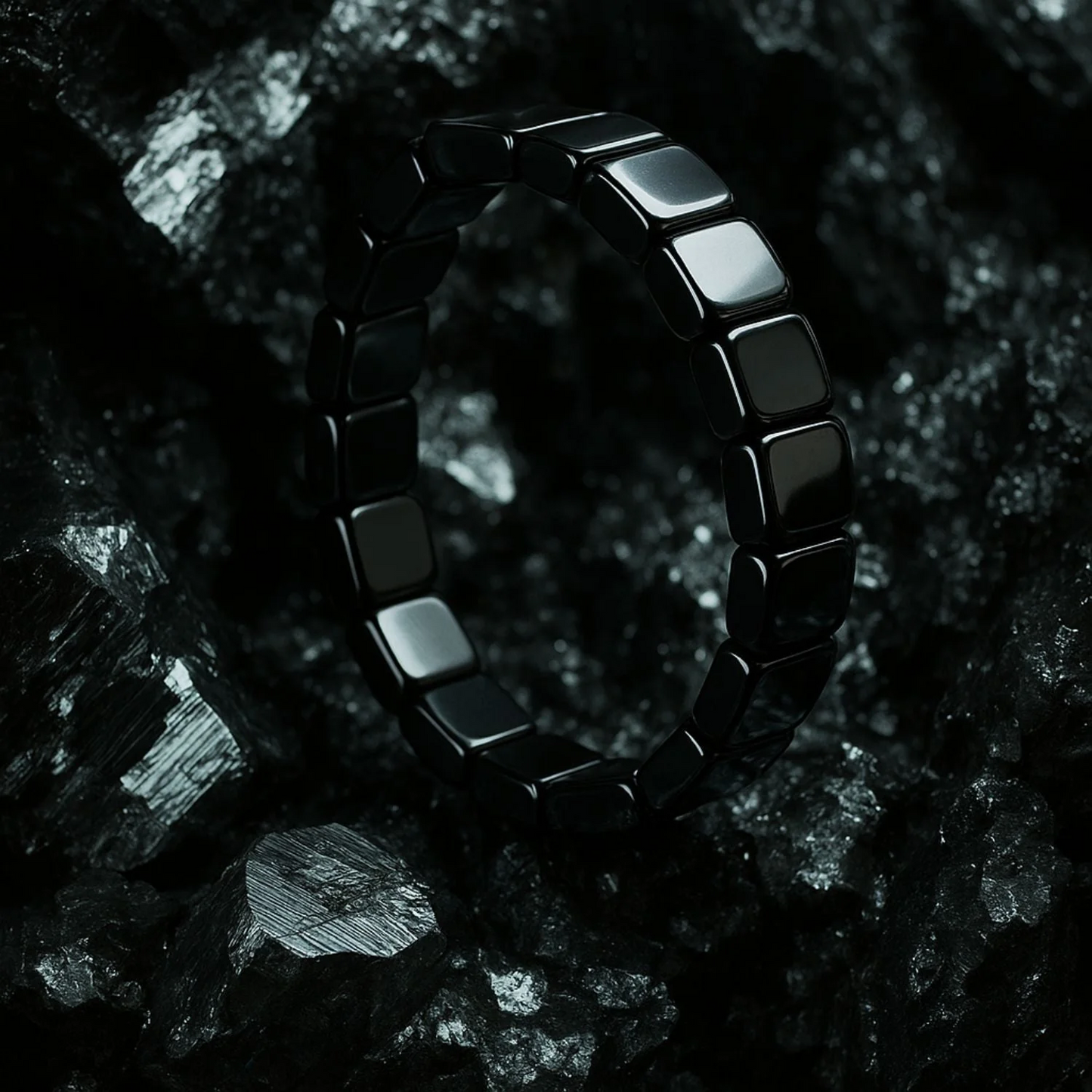 AlphaNova hæmatitarmbånd